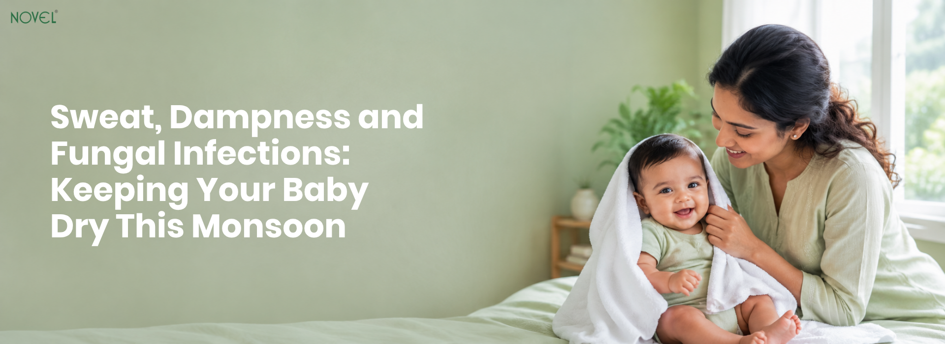 Sweat, Dampness and Fungal Infections: Keeping Your Baby Dry This Monsoon
