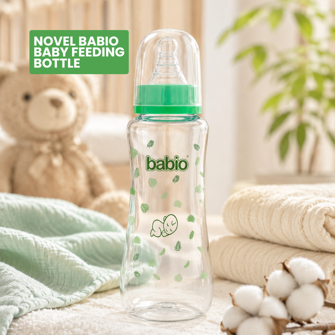 Novel Babio Anti-Colic Baby Feeding Bottle | 250ml (Pack of 2)