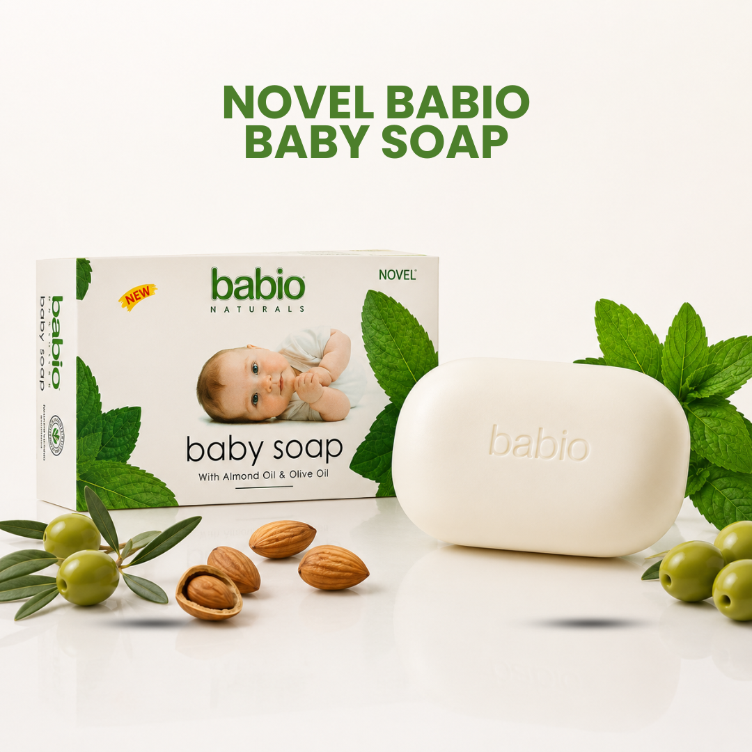 Novel Babio Baby Soap – Almond & Olive Oil | 75g | Buy 3 Get 1 Free