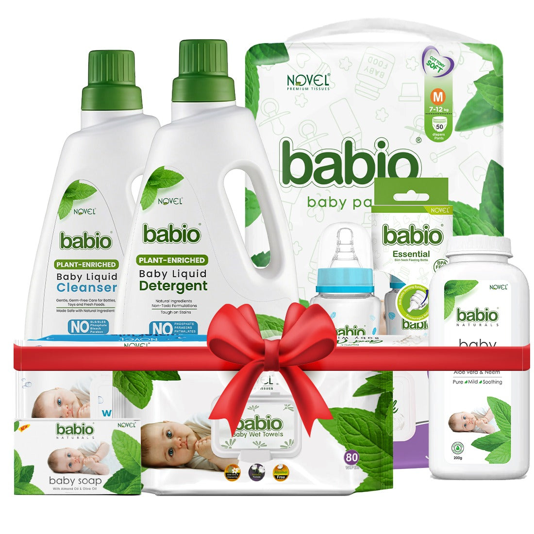 Novel Babio Mega Baby Care Combo | All-in-One Baby Kit