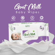 Babio Premium Goat Milk Baby Wipes Lid Pack | Deeply Moisturizing & Gentle – 72 Wipes (Pack of 6 )