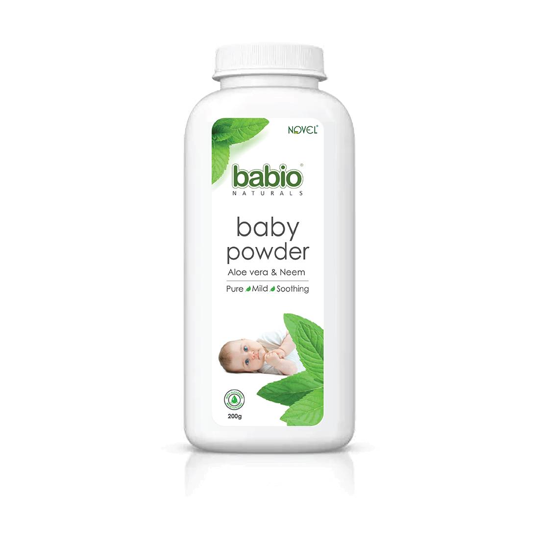 Novel Babio Baby Powder with Aloe Vera & Neem (200g)