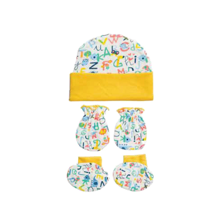 Baby Cap Mitten Booty Set – Soft & Comfortable Clothing Set for Newborns