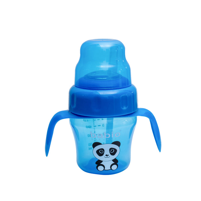 Babio Feeding Mug 2-in-1 with Spout & Straw – Baby Training Cup for Easy Drinking