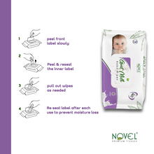 Babio Premium Goat Milk Baby Wipes Lid Pack | Deeply Moisturizing & Gentle – 72 Wipes (Pack of 3