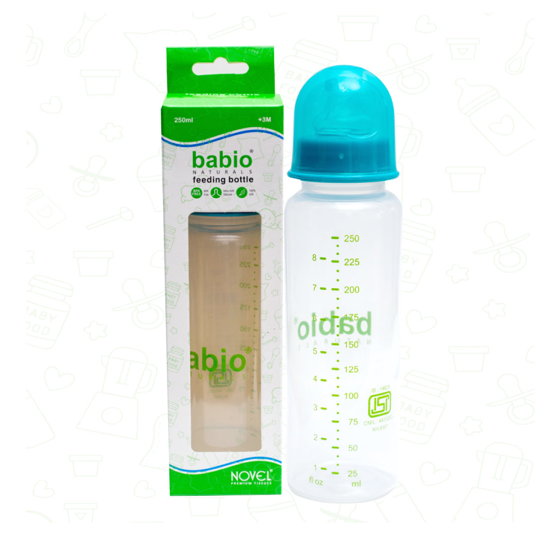 Babio safe and BPA-free feeding bottle for infants and toddlers