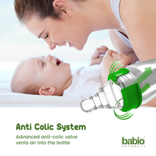 Novel Babio Baby Feeding Bottle – 250 ml | Slim Neck, Easy Grip & Safe Feeding
