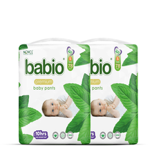 Novel Babio Baby Premium Diaper Pants – Size S (78 Pieces) |Extra Comfort, Leak Protection & Up to 10 Hours Dryness