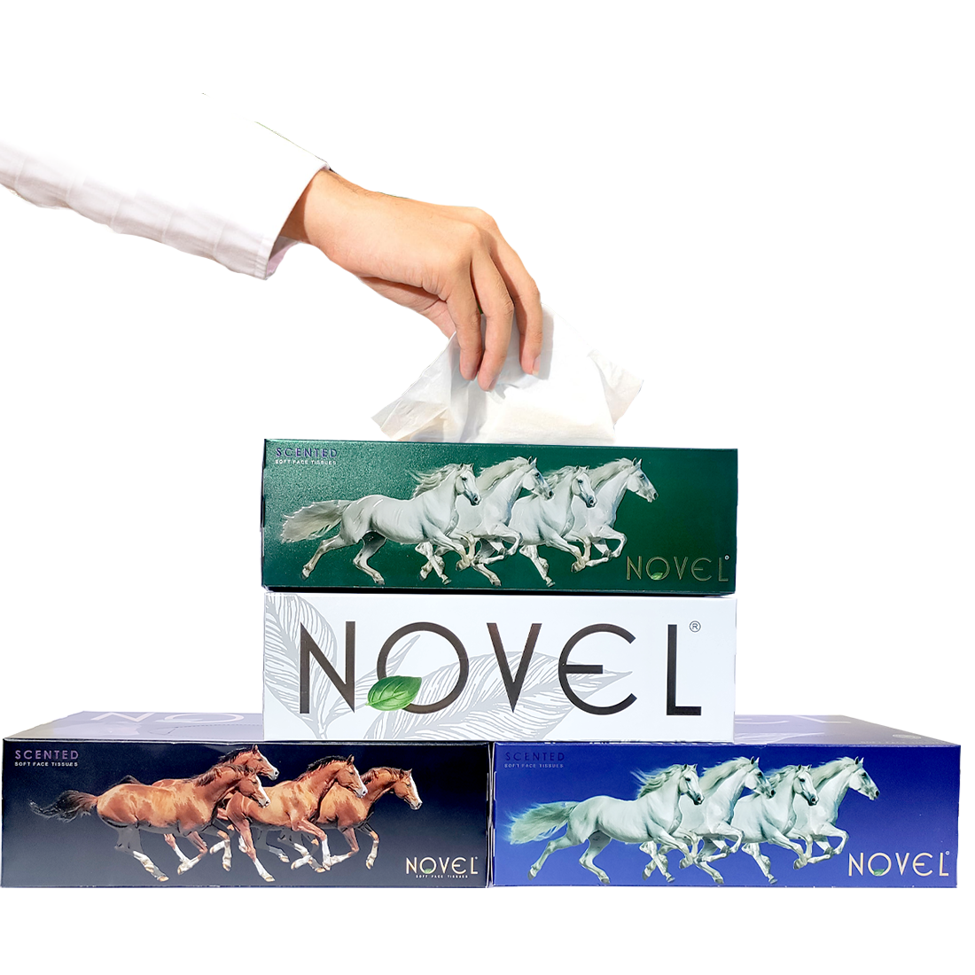 Novel Scented Facial Tissues | Soft Touch with Refreshing Fragrance