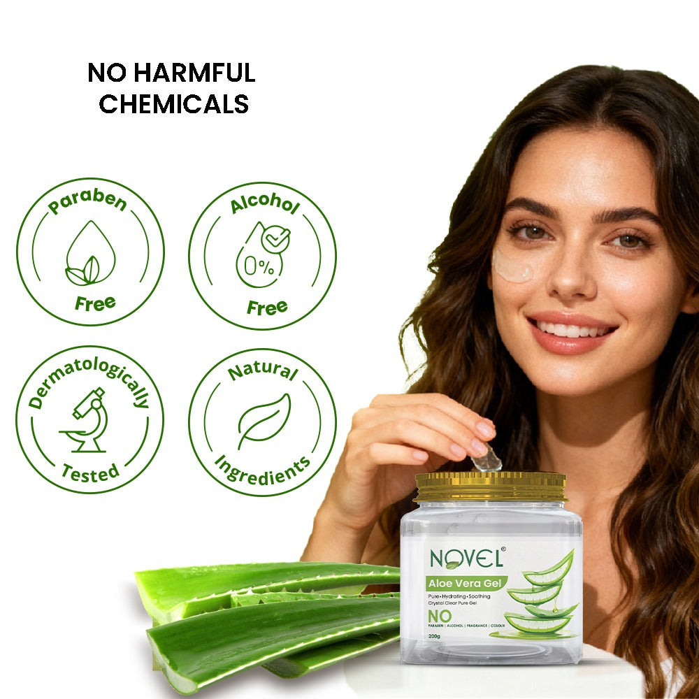 Aloe Vera Gel for Skin and Hair - 200ml