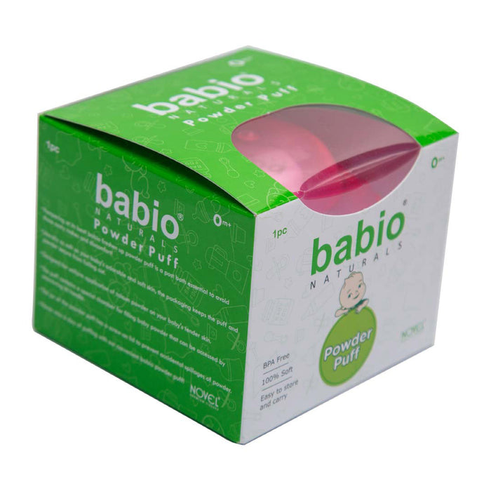 Babio baby powder puff soft and gentle for infant skin