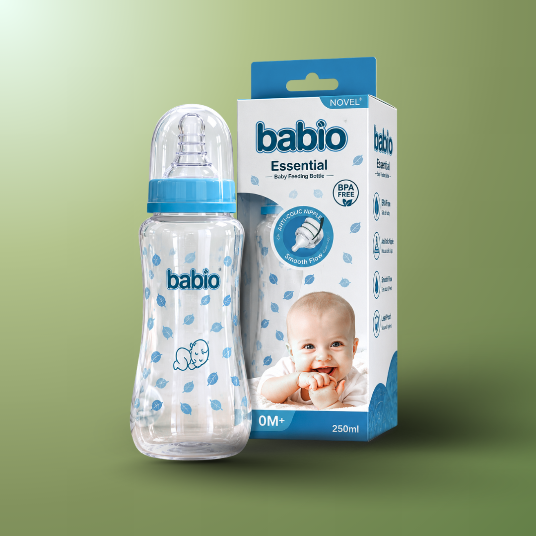 Novel Babio Anti-Colic Baby Feeding Bottle | 250ml