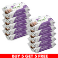 Novel Babio Premium Goat Milk Baby Wipes with Lid | 72 Wipes | Buy 5 Get 5