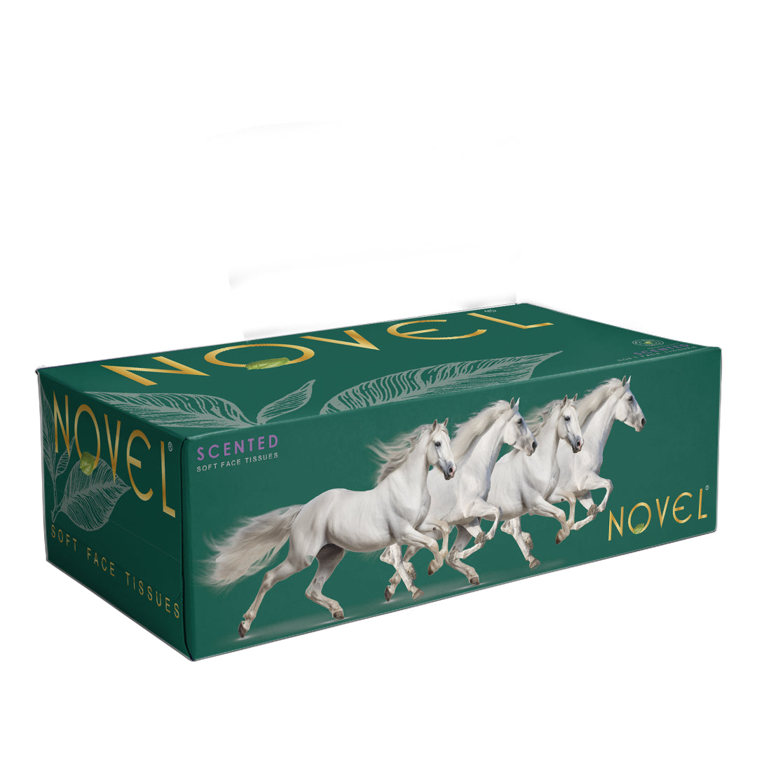 Novel Soft Face Tissues – Scented Car Pack for On-the-Go Cleanliness and Freshness