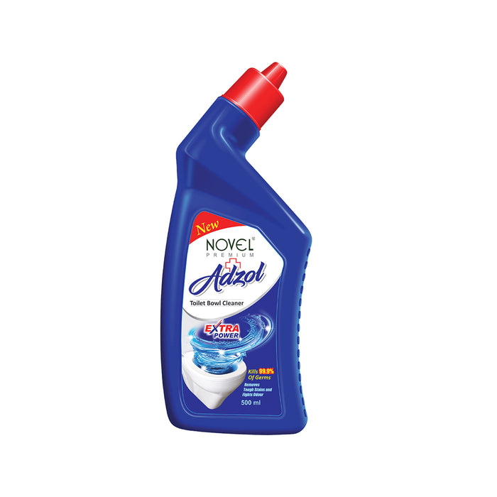 Novel Adzol toilet cleaner – 500ml toilet bowl cleaner for deep hygiene and freshness.
