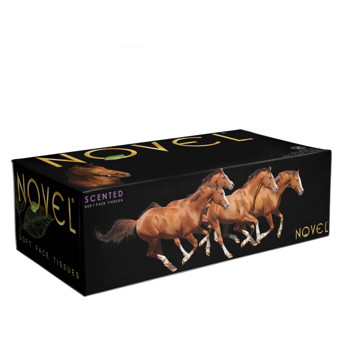 Novel Scented Soft Face Tissues – Compact Car Pack with Gentle and Absorbent Tissue Sheets