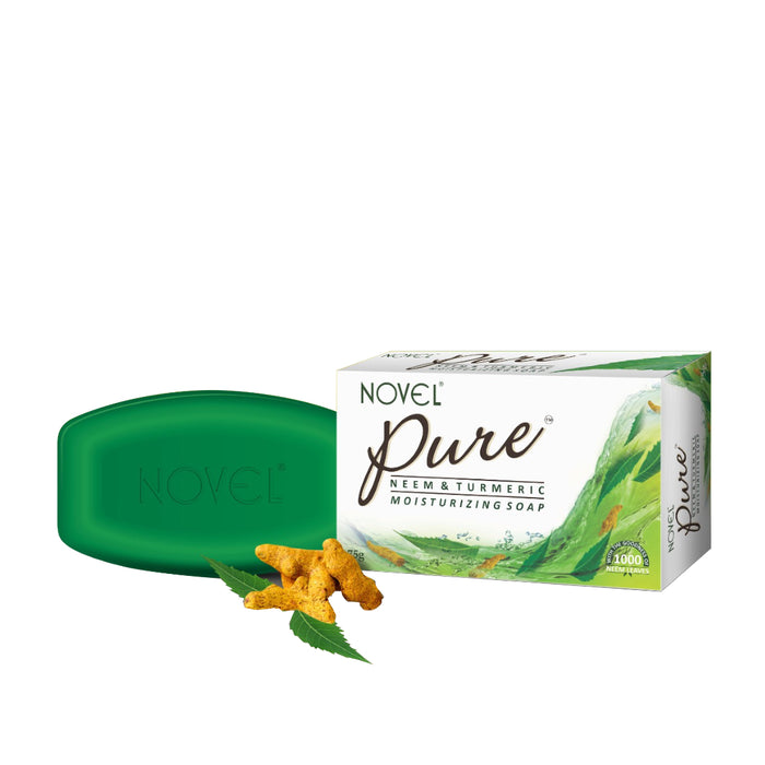 Novel Neem & Turmeric Soap – Natural, Anti-Bacterial & Skin-Friendly