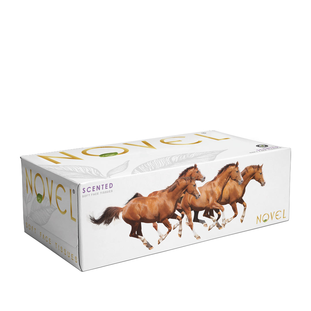 Compact Pack of Novel Soft Face Tissues – Ideal for Cars, Bags and Travel Use