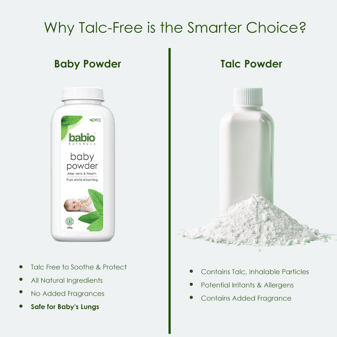 Novel Babio Baby Powder with Aloe Vera & Neem
